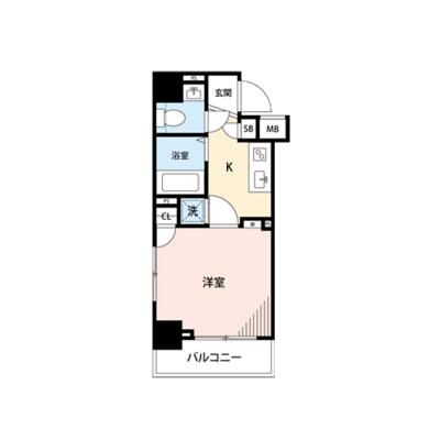 【🎍年末年始大感謝祭🎍】【禁煙🚭】マイナビSTAY西新宿2　702の間取り図