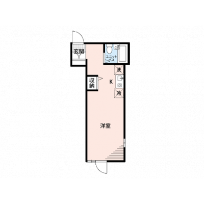 【🎉初期費用オフ｜お得なキャンペーン】【禁煙🚭/Wi-Fi無料🌐】マイナビSTAY平和島　205の物件間取り図