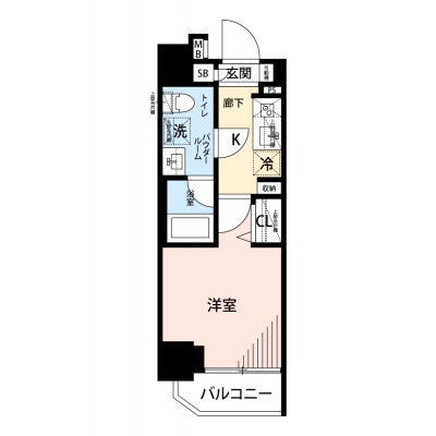 【🎉初期費用オフ｜お得なキャンペーン】【禁煙🚭/Wi-Fi無料🌐】マイナビSTAY鶴見　901の物件間取り図