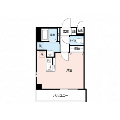 【✨🌅❄年末年始大感謝祭❄🌅✨】【禁煙🚭/Wi-Fi無料🌐】マイナビSTAY大師橋　403の物件間取り図