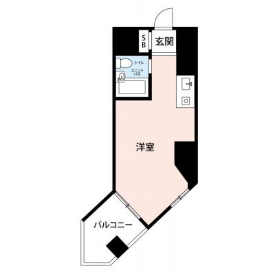 【60日以上の利用でお得🌈】【禁煙🚭/Wi-Fi無料🌐】マイナビSTAY大井町2　410の間取り図