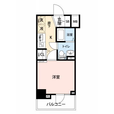 【🌿快適シーズン引越し応援キャンペーン🏡🌈】【禁煙🚭/テレワークに最適🌟無料高速Wi-Fi使い放題🎧】マイナビSTAY戸越公園　306の物件間取り図