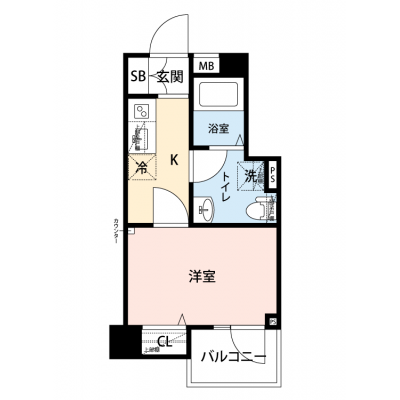 【🌈🍀初夏のお得キャンペーン開催🍀🌈】【禁煙🚭/テレワークに最適🌟無料高速Wi-Fi使い放題🎧】マイナビSTAY戸越公園　505の物件間取り図