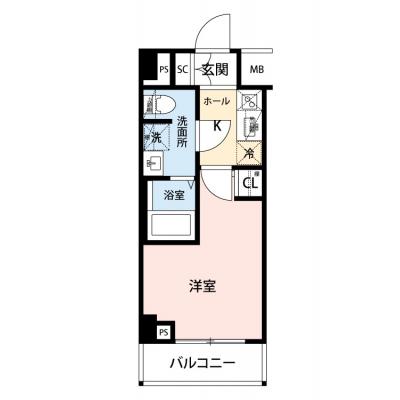 【🎉初期費用オフ｜お得なキャンペーン】【禁煙🚭/Wi-Fi無料🌐】マイナビSTAY葛飾新小岩　303の物件間取り図