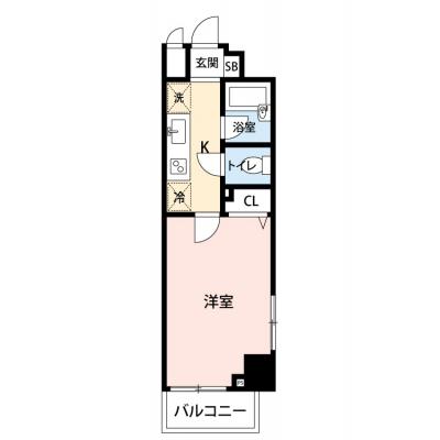 【🎉初期費用オフ｜お得なキャンペーン】【禁煙🚭/Wi-Fi無料🌐】マイナビSTAY飯田橋　201の物件間取り図
