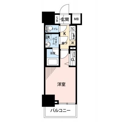 【60日以上の利用でお得🌈】【禁煙🚭/Wi-Fi無料🌐】マイナビSTAY亀戸　601の物件間取り図