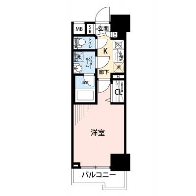 【60日以上の利用でお得🌈】【禁煙🚭/Wi-Fi無料🌐】マイナビSTAY亀戸　603の物件間取り図
