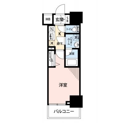 【🎉初期費用オフ｜お得なキャンペーン】【禁煙🚭/Wi-Fi無料🌐】マイナビSTAY亀戸　605の物件間取り図