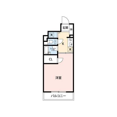 【🎉初期費用オフ｜お得なキャンペーン】【禁煙🚭/Wi-Fi無料🌐】マイナビSTAY芝1丁目ハイツ　1207の物件間取り図