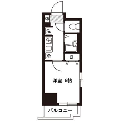 アットイン新宿3-2  『公式サイト限定キャンペーン実施中！室内画像も豊富で、お見積り／web予約も可能です！「アットイン公式」で検索！🔍』の物件間取り図