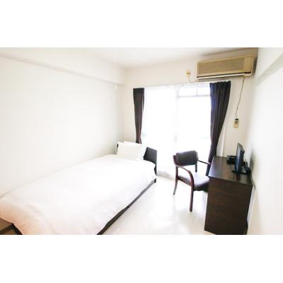 ●2026年4月25日から入居可●ユニオンマンスリー相模原２　1009　1R・シングル☆◆インターネット固定回線(有線)無料の部屋◆オートロック完備♪デスク＆チェア付きの間取り図