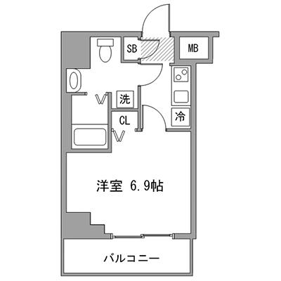 ◆アットイン大手町1　『アットイン公式WEBサイトなら空室状況を検索｜かんたん予約🔍＜24時間受付中！＞』の物件間取り図