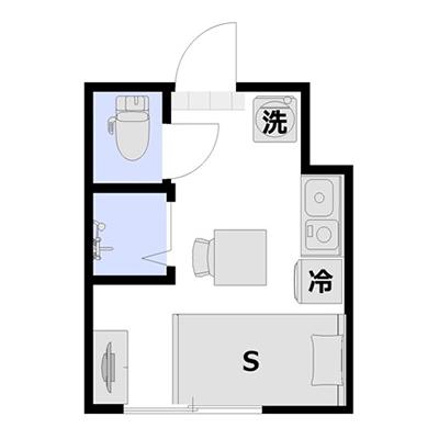 □アットインmini板橋5-2　『アットイン公式WEBサイトなら空室状況を検索｜かんたん予約🔍＜24時間受付中！＞』の物件間取り図