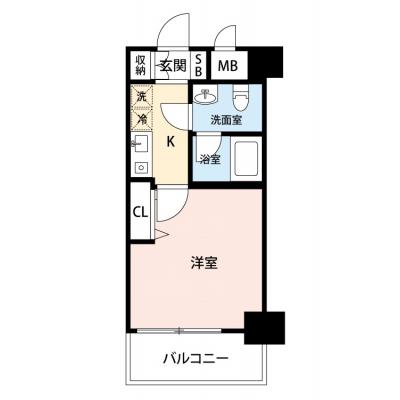 【🌿快適シーズン引越し応援キャンペーン🏡🌈】【禁煙🚭/テレワークに最適🌟無料高速Wi-Fi使い放題🎧】マイナビSTAYワールドベイ品川　405の物件間取り図