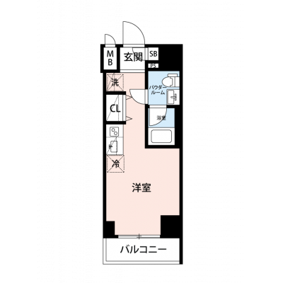 【🌿快適シーズンの引越し応援キャンペーン🏡🌈】【禁煙🚭/Wi-Fi無料🌐】マイナビSTAY川崎2　801の物件間取り図