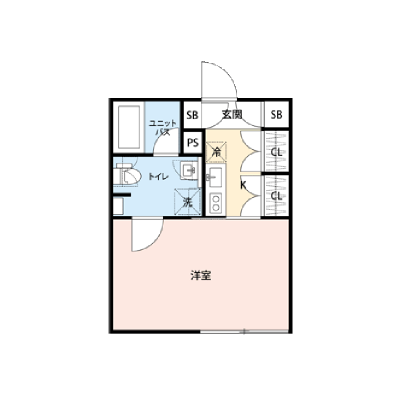 【🌿快適シーズンの引越し応援キャンペーン🏡🌈】【禁煙🚭/テレワークに最適🌟無料高速Wi-Fi使い放題🎧】マイナビSTAY立会川　404の物件間取り図