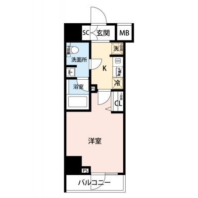 【🌈🍀初夏のお得キャンペーン開催🍀🌈】【禁煙🚭/テレワークに最適🌟無料高速Wi-Fi使い放題🎧】マイナビSTAY芝浦　705の物件間取り図