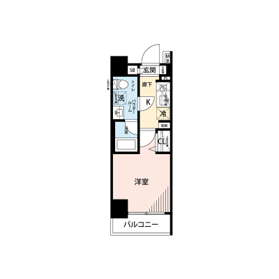 【🎉初期費用オフ｜お得なキャンペーン】【禁煙🚭/Wi-Fi無料🌐】マイナビSTAY鶴見　306の物件間取り図