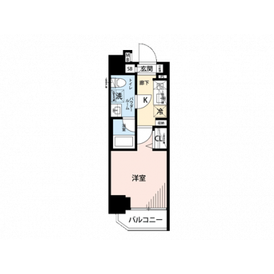 【🎉初期費用オフ｜お得なキャンペーン】【禁煙🚭/Wi-Fi無料🌐】マイナビSTAY鶴見　801の物件間取り図
