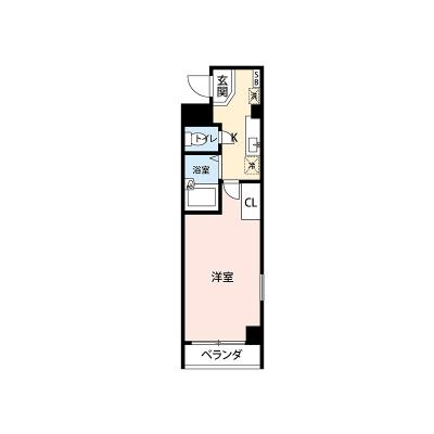 【🎉初期費用オフ｜お得なキャンペーン】【禁煙🚭/Wi-Fi無料🌐】マイナビSTAY市川　501の物件間取り図