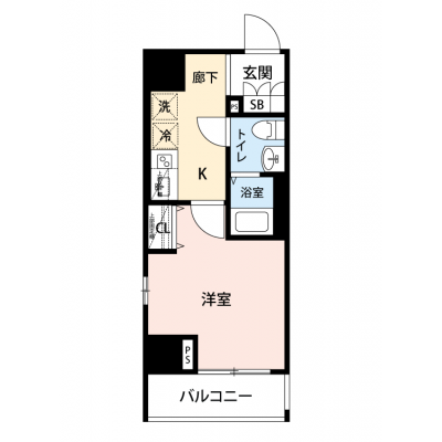 【🌈🍀初夏のお得キャンペーン開催🍀🌈】【禁煙🚭/テレワークに最適🌟無料高速Wi-Fi使い放題🎧】マイナビSTAY蒲田8　302の物件間取り図