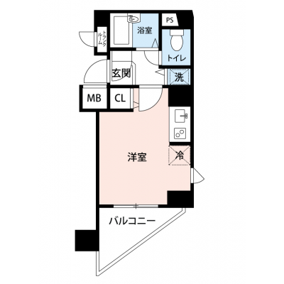 【🌿快適シーズン引越し応援キャンペーン🏡🌈】【禁煙🚭】マイナビSTAY西五反田3　801の物件間取り図