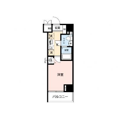 【🎉初期費用オフ｜お得なキャンペーン】【禁煙🚭/Wi-Fi無料🌐】マイナビSTAY JR川崎西口通り　402の物件間取り図