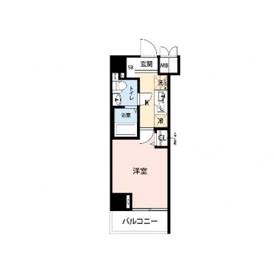 【🌿快適シーズンの引越し応援キャンペーン🏡🌈】【禁煙🚭/Wi-Fi無料🌐】マイナビSTAY JR川崎西口通り　801の物件間取り図