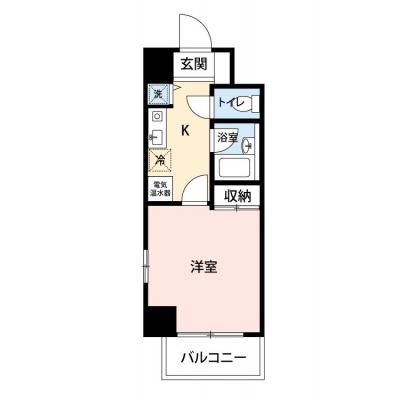 【🌿快適シーズン引越し応援キャンペーン🏡🌈】【禁煙🚭/テレワークに最適🌟無料高速Wi-Fi使い放題🎧】マイナビSTAY蒲田9　607の物件間取り図