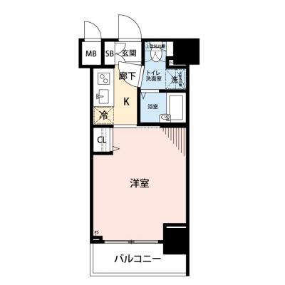 【🍡！秋の大感謝価格！🍡】【禁煙🚭/Wi-Fi無料🌐】マイナビSTAY銀座イースト　303の物件間取り図