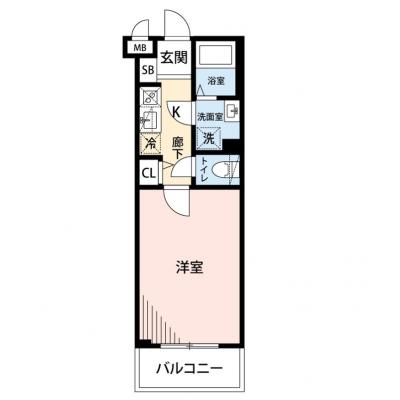 【🌷新生活応援キャンペーン🌷】【禁煙🚭/Wi-Fi無料🌐】マイナビSTAYスカイ羽田　504の物件間取り図