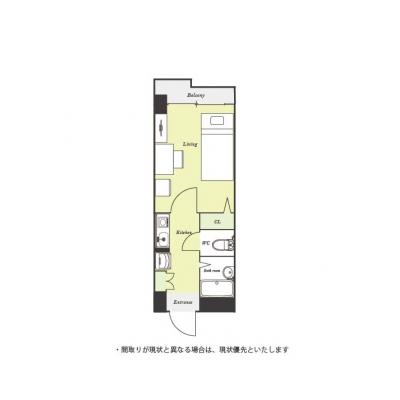 ユニオンマンスリー我孫子１　303　1K・シングル☆人気バストイレ別♪モニター付きインターフォン完備♪■JR常磐線「我孫子駅」徒歩5分の物件間取り図