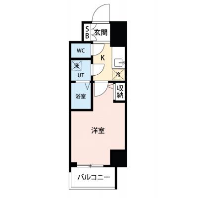 【🎉初期費用オフ｜お得なキャンペーン】【禁煙🚭/Wi-Fi無料🌐】マイナビSTAY金山北　604の物件間取り図