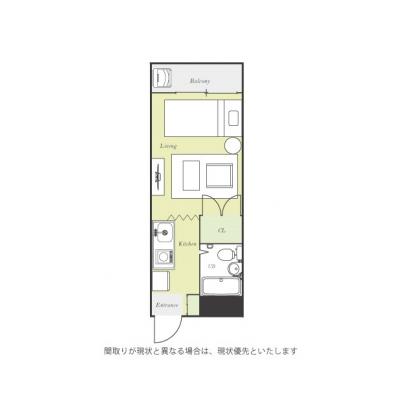 ユニオンマンスリー橋本７　318　1R・シングル☆快適なソファ付き♪■JR横浜線、相模線、京王相模原線の３路線の利用が可能の物件間取り図