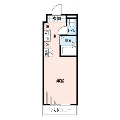 【🌿快適シーズン引越し応援キャンペーン🏡🌈】【禁煙🚭/テレワークに最適🌟無料高速Wi-Fi使い放題🎧】マイナビSTAY神保町　401の物件間取り図