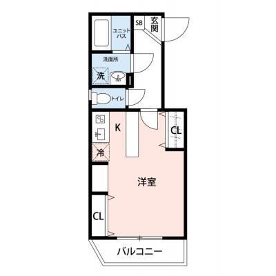 【清掃費11,000円OFF｜1月末までの入居限定🎁】【禁煙🚭/Wi-Fi無料🌐】マイナビSTAYエナジャイズ駒込　502の間取り図