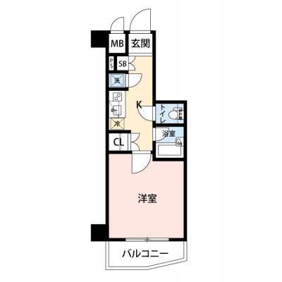 【🎉初期費用オフ｜お得なキャンペーン】【禁煙🚭/Wi-Fi無料🌐】マイナビSTAY三田ファースト　704の物件間取り図
