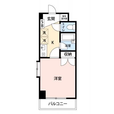 【🌿快適シーズン引越し応援キャンペーン🏡🌈】【禁煙🚭/テレワークに最適🌟無料高速Wi-Fi使い放題🎧】マイナビSTAYエスポア自由が丘　306の物件間取り図