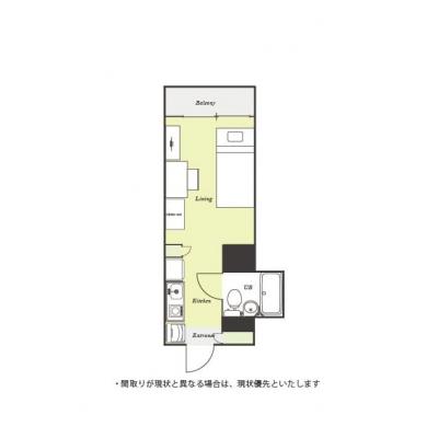 ユニオンマンスリー京急富岡１　311　1R・シングル☆人気のデスク＆チェア付き♪■京急本線「京急富岡駅」徒歩7分の物件間取り図