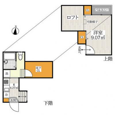 ベネフィスタウン箱崎東6（ソファーベッドあり・１階）の物件間取り図