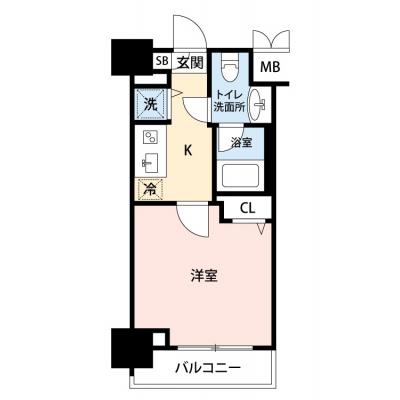 【🌿快適シーズンの引越し応援キャンペーン🏡🌈】【禁煙🚭/Wi-Fi無料🌐】マイナビSTAY新大阪北　404の物件間取り図