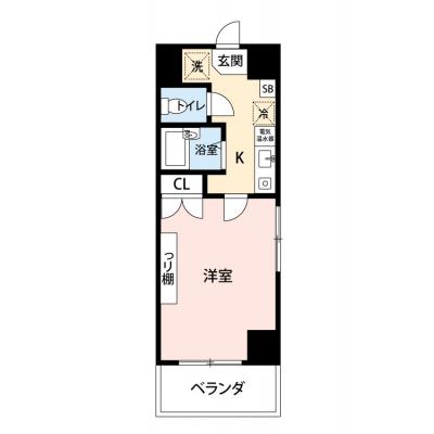 【🎉初期費用オフ｜お得なキャンペーン】【禁煙🚭/Wi-Fi無料🌐】マイナビSTAY渋谷松濤　401の物件間取り図