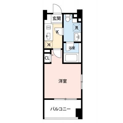 【🍧夏のクールダウン価格！🍧】【禁煙🚭/Wi-Fi無料🌐】マイナビSTAYグレイス築地　301の物件間取り図