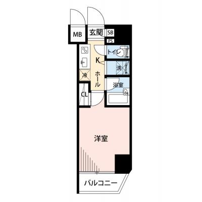 【🌈🍀初夏のお得キャンペーン開催🍀🌈】【禁煙🚭/テレワークに最適🌟無料高速Wi-Fi使い放題🎧】マイナビSTAYミライエ王子　501の物件間取り図