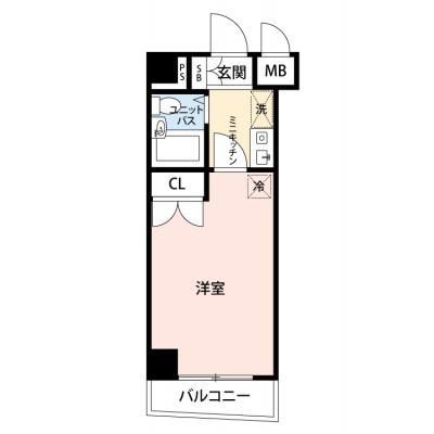 【🌸心機一転🌸春の引越し応援キャンペーン🏡🌷】【禁煙🚭】マイナビSTAYパレス大森サウス　207の物件間取り図