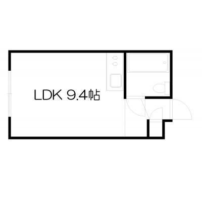 POROKARI函館海岸E/駅近/駐車場有り/ネット無料の物件間取り図