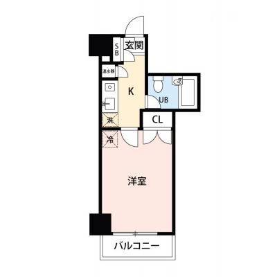 【🌿快適シーズンの引越し応援キャンペーン🏡🌈】【禁煙🚭/Wi-Fi無料🌐】マイナビSTAYモダンアパートメント芝公園　602の物件間取り図