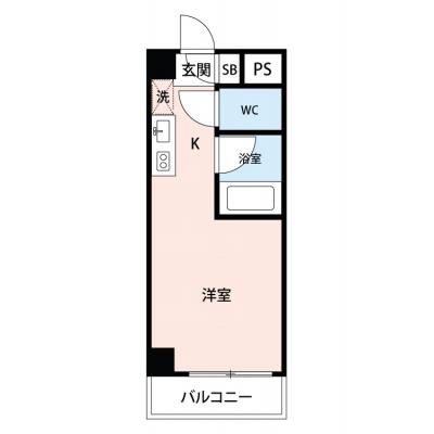 【🌈🍀初夏のお得キャンペーン開催🍀🌈】【禁煙🚭】マイナビSTAYパレス中野新橋　204の物件間取り図