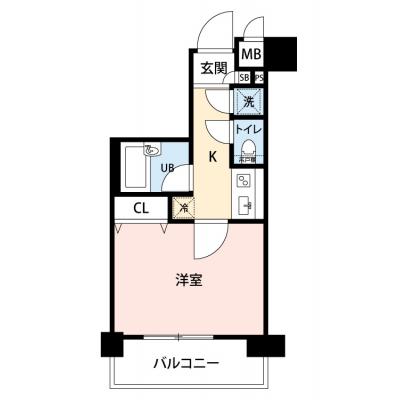 【🌈🍀初夏のお得キャンペーン開催🍀🌈】【禁煙🚭/テレワークに最適🌟無料高速Wi-Fi使い放題🎧】マイナビSTAYセンチュリーフォレスト赤坂氷川　302の物件間取り図