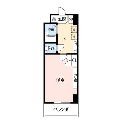 【🎉初期費用オフ｜お得なキャンペーン】【禁煙🚭/Wi-Fi無料🌐】マイナビSTAY渋谷松濤　403の物件間取り図